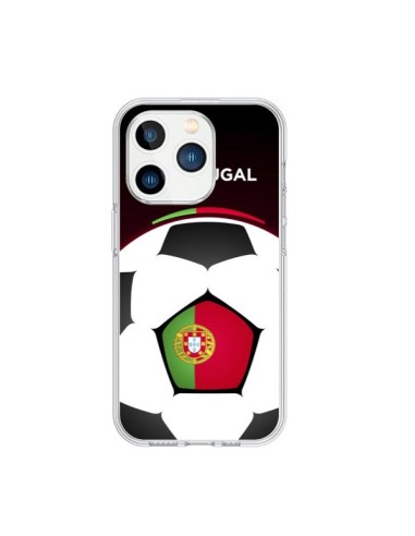 Coque iPhone 15 Pro Portugal Ballon Football - Madotta