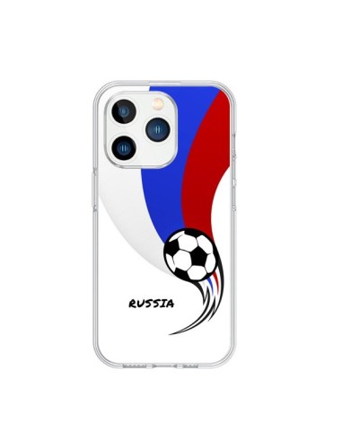 Coque iPhone 15 Pro Equipe Russie Russia Football - Madotta