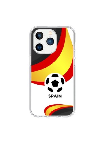 Coque iPhone 15 Pro Equipe Espagne Football - Madotta