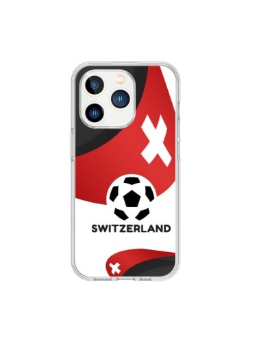 Coque iPhone 15 Pro Equipe Suisse Football - Madotta
