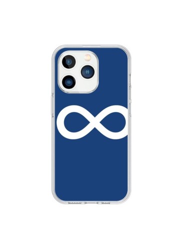 Coque iPhone 15 Pro Infini Navy Blue Infinity - Mary Nesrala
