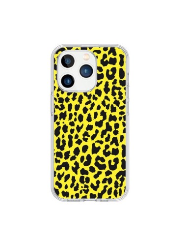 iPhone 15 Pro Case Leopard Yellow - Mary Nesrala