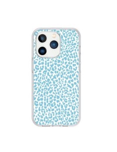 Cover iPhone 15 Pro Leopardo Turchese - Mary Nesrala