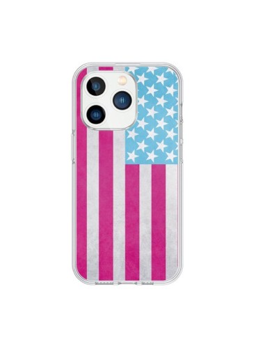 iPhone 15 Pro Case Flag USA Vintage - Mary Nesrala