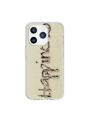 Coque iPhone 15 Pro Happiness Sand Sable - Mary Nesrala