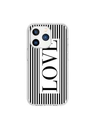 iPhone 15 Pro Case Love White e Black - Mary Nesrala