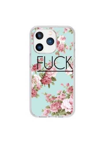 Coque iPhone 15 Pro Fuck Fleurs - Maryline Cazenave