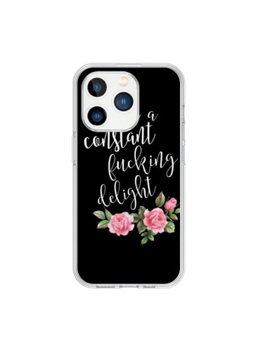 Cover iPhone 15 Pro Fucking Delight Fiori - Maryline Cazenave