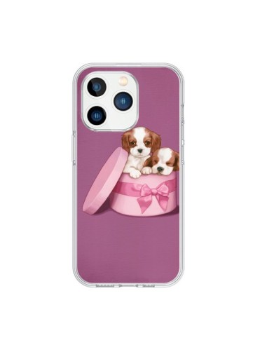 Coque iPhone 15 Pro Chien Dog Boite Noeud - Maryline Cazenave