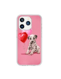 iPhone 15 Pro Case Dog Dalmata Ballon Heart - Maryline...