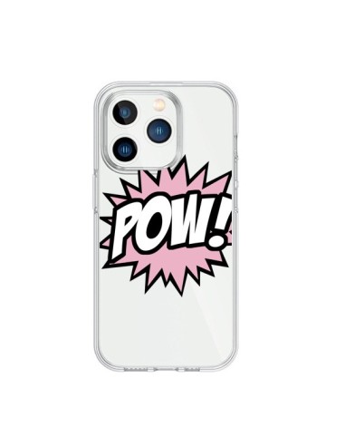 Coque iPhone 15 Pro Pow Transparente - Maryline Cazenave