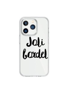 Cover iPhone 15 Pro Joli Bordel Trasparente - Maryline...