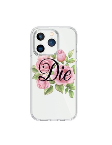 Coque iPhone 15 Pro Die Fleurs Transparente - Maryline Cazenave