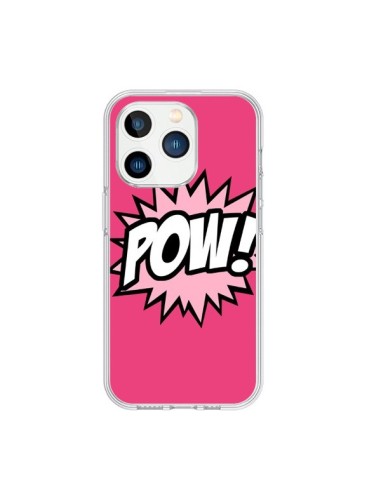 Coque iPhone 15 Pro Pow Bulles BD Comics - Maryline Cazenave