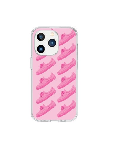 Coque iPhone 15 Pro Pink Rose Vans Chaussures - Mikadololo