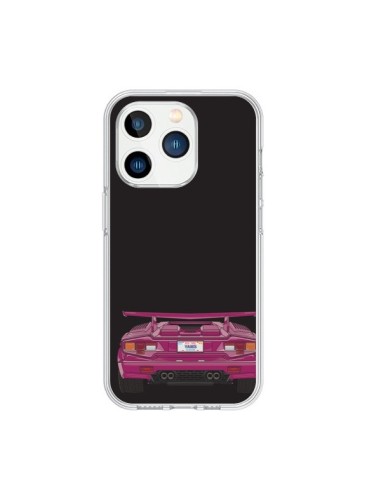 Coque iPhone 15 Pro Yamborhini Voiture - Mikadololo