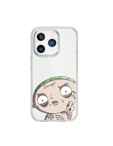 iPhone 15 Pro Case Stewie Joker Suicide Squad Clear - Mikadololo