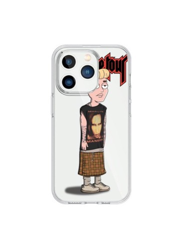 Coque iPhone 15 Pro Bieber Marilyn Manson Fan Transparente - Mikadololo