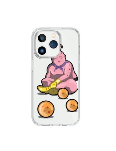 Coque iPhone 15 Pro Buu Dragon Ball Z Transparente - Mikadololo