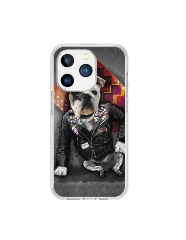 Coque iPhone 15 Pro Chien Bad Dog - Maximilian San