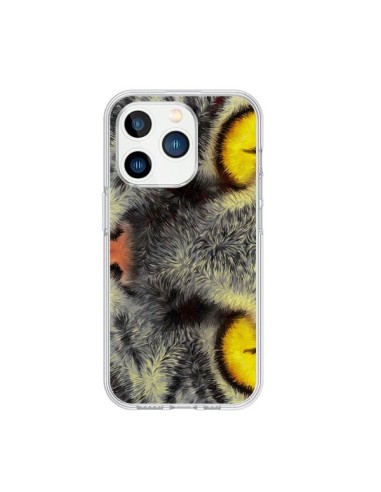 Coque iPhone 15 Pro Chat Gato Loco - Maximilian San