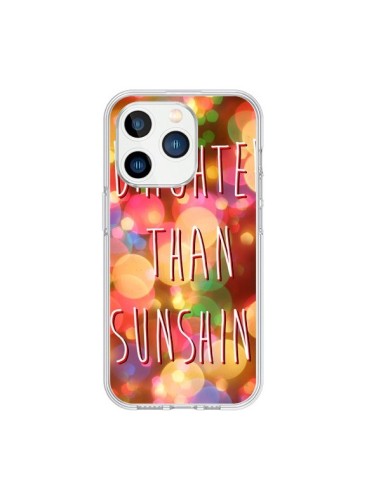 Coque iPhone 15 Pro Brighter Than Sunshine Paillettes - Maximilian San