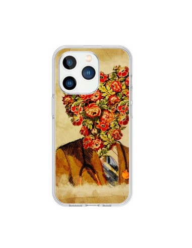 Coque iPhone 15 Pro Docteur Love Fleurs - Maximilian San