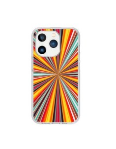 Cover iPhone 15 Pro Orizzonte Bandes Multicolores -...