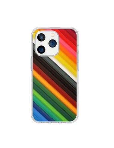 Coque iPhone 15 Pro Arc en Ciel Rainbow - Maximilian San