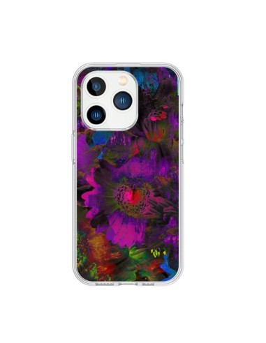 Coque iPhone 15 Pro Fleurs Lysergic Lujan - Maximilian San