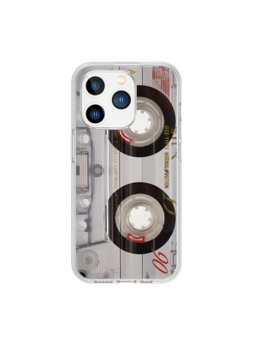 Coque iPhone 15 Pro Cassette Transparente K7 - Maximilian San