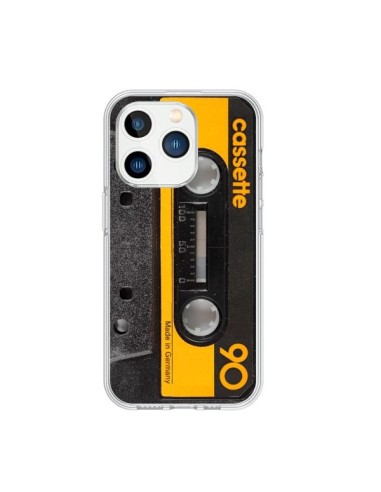 Coque iPhone 15 Pro Yellow Cassette K7 - Maximilian San