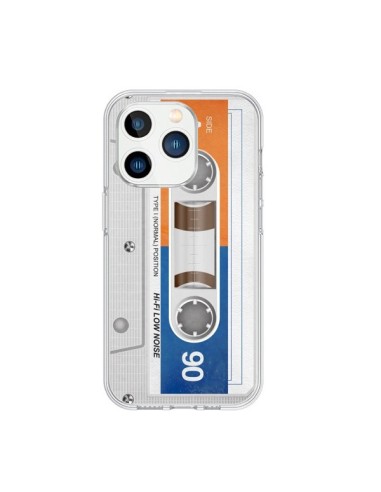 Cover iPhone 15 Pro Bianco Cassette K7 - Maximilian San