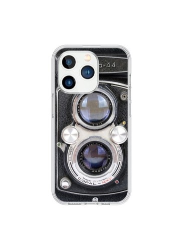 Coque iPhone 15 Pro Vintage Camera Yashica 44 Appareil Photo - Maximilian San