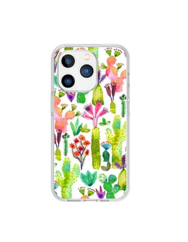 Coque iPhone 15 Pro Cacti Garden - Ninola Design