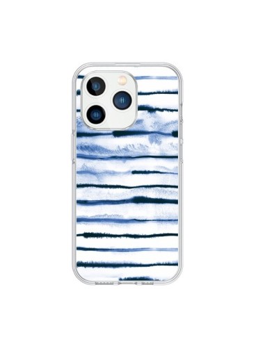 Cover iPhone 15 Pro Electric Lines Bianco - Ninola Design