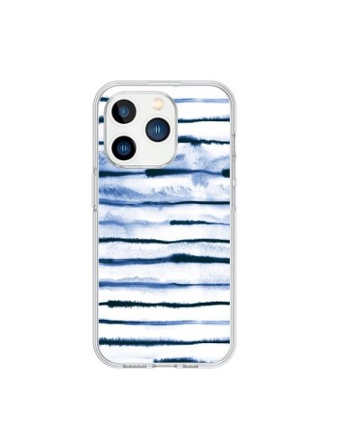 iPhone 15 Pro Case Electric Lines White - Ninola Design