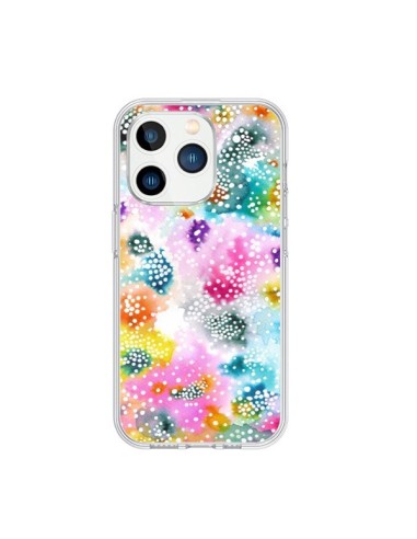 Coque iPhone 15 Pro Experimental Surface Colorful - Ninola Design