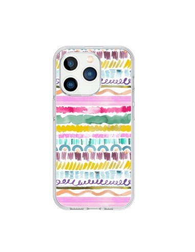 Coque iPhone 15 Pro Garlands Tribal - Ninola Design