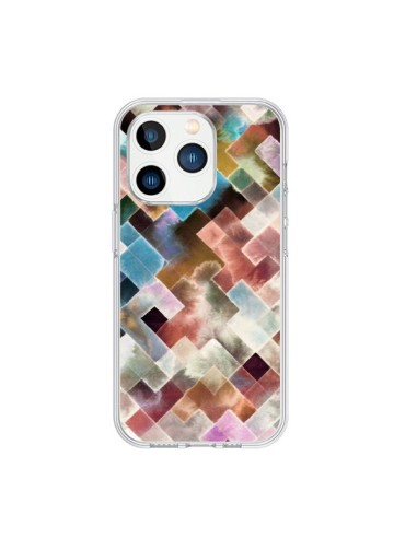 Cover iPhone 15 Pro Marker Nero Stripes - Ninola Design