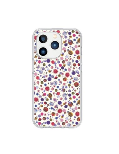 Coque iPhone 15 Pro Peonies Pink - Ninola Design