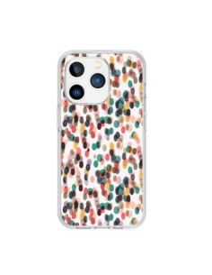 Coque iPhone 15 Pro Rainbow Lace Neon - Ninola Design
