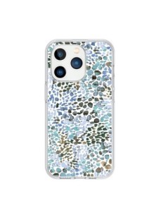 Coque iPhone 15 Pro Smoky Marble Watercolor Pink - Ninola...