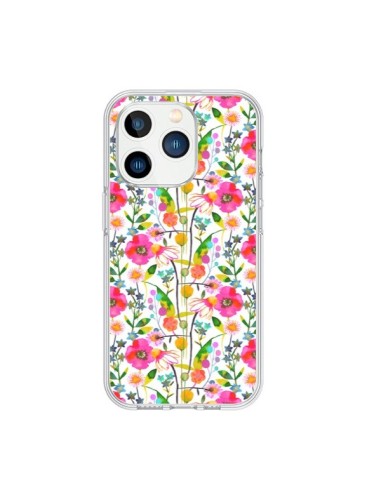 Coque iPhone 15 Pro Spring Colors Multicolored - Ninola Design