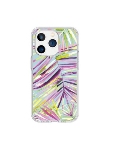 Cover iPhone 15 Pro Fiori Tropicali Multicolore - Ninola Design