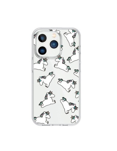 iPhone 15 Pro Case Unicorn mane Clear - Nico