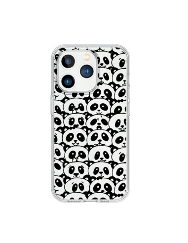 Coque iPhone 15 Pro Panda Par Milliers Transparente - Nico