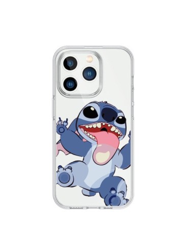 iPhone 15 Pro Case Stitch From Lilo and Stitch Tongue Clear - Nico