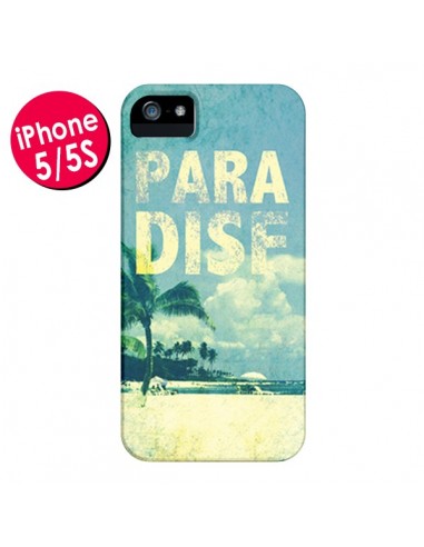 Coque Paradise Summer Ete Plage pour iPhone 5 et 5S - Mary Nesrala