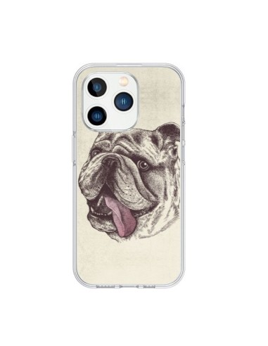 Coque iPhone 15 Pro Chien Bulldog - Rachel Caldwell